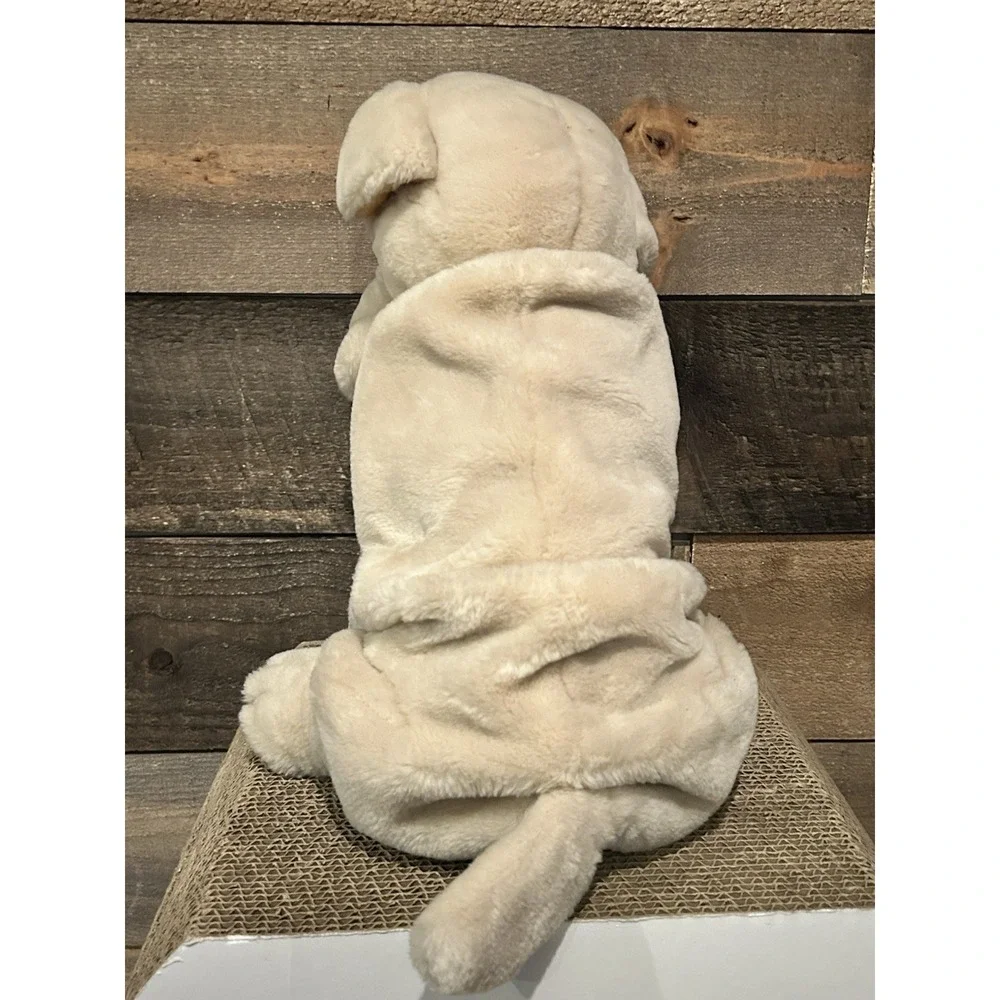 Vintage Plush Dog Gray Brown Sharpei 1985 Prestige Toy Co. 12